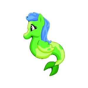 Green Patch Hippocamp Seapony